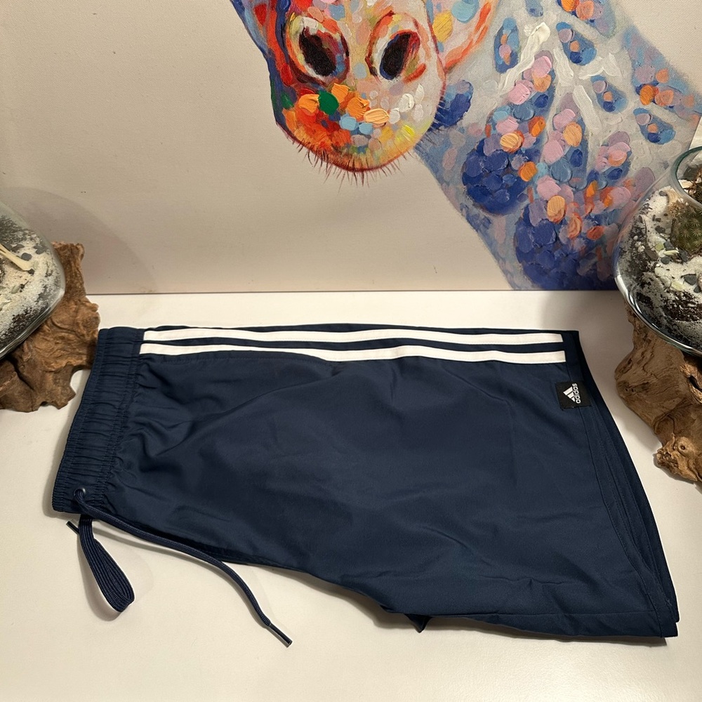 Adidas Navy Blue Mens Swimming Trunks